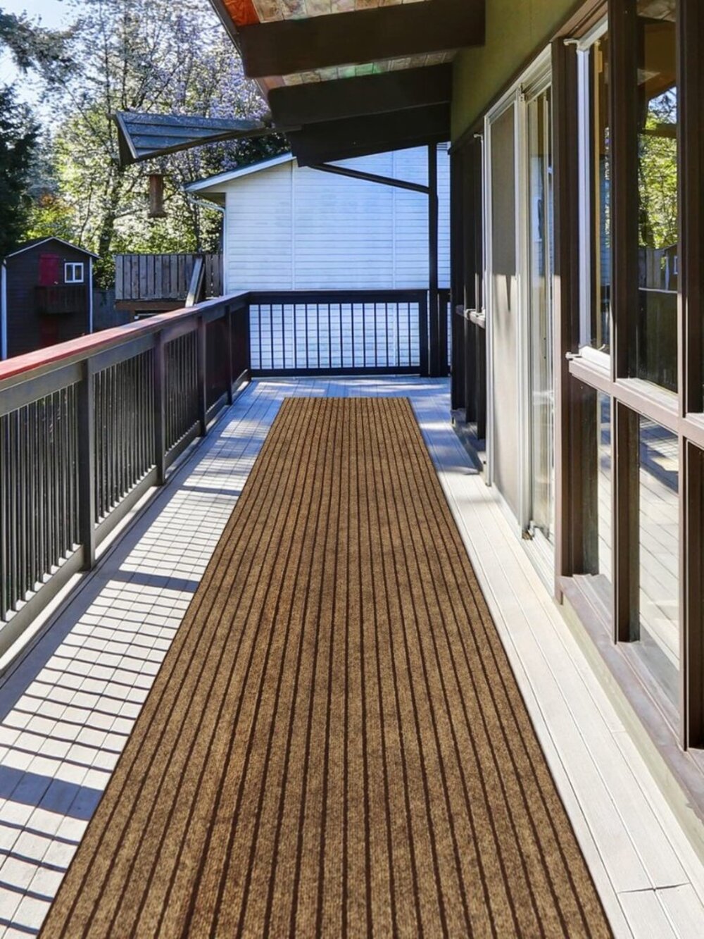 Runner Rug 2 ft x 6 ft Indoor/Outdoor Low Profile, Hallway, Kitchen, Patio, Deck